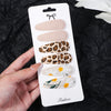 3/6pcs Fashion Sequin BB Hair Clips Color Transparent Flowing Sand Bangs Hair Gripes Girl Cute Cartoon Kids Headwear Accessory