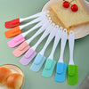 Baking Tools White Handle Silicone Cake Cream Jam Small Scraper Detachable Kitchen Items