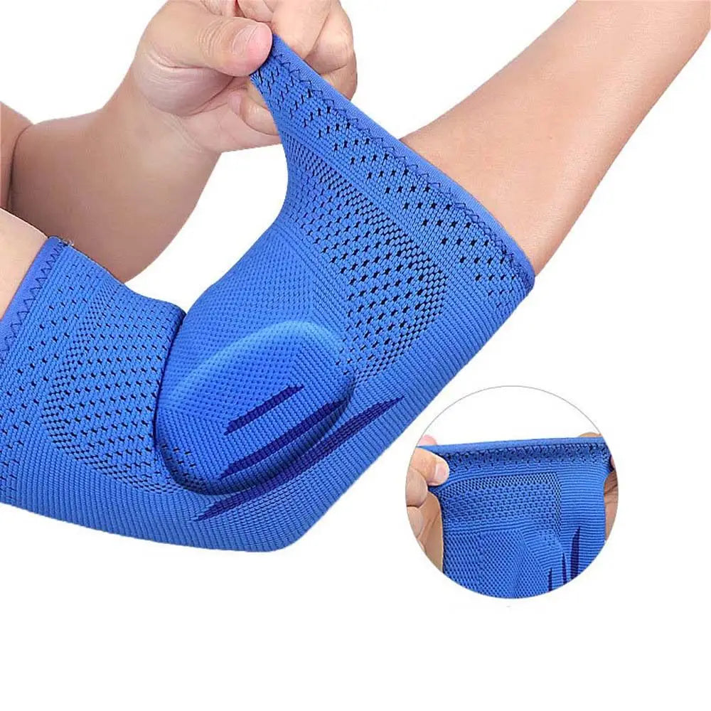Men Women Marathon Outdoor Sport Gym Sports Wristband Pad Elbow Silicone Support Elbow Protector Arm Sleeve Guard