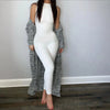 Hot selling 2022 summer new women's sleeveless slim fitting high waisted sports jumpsuit