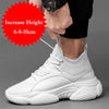 2024 Spring New Elevator Men's Shoes 6/8/10cm Hight-top Elevator Shoes Teenager Sports Trendy Shoes Men's Sneakers Casual Shoes