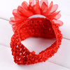 10pcs/lot Baby Girls Headband Toddlers Kids Infants Crochet Weave Hairband Chiffon Flowers Headbands Children Hair Accessories