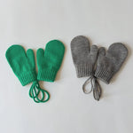 Load image into Gallery viewer, Wool Baby Winter Gloves Candy Color Halter Kids Mittens for Children Girls Boys Accessories Warm Knitted Kids Gloves 1-4Y
