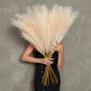 90/120cm Artificial Pampas Grass Bouquet Fake Flower for Home Room Decor Garden Wedding Decoration Outdoor Simulation Plant Reed