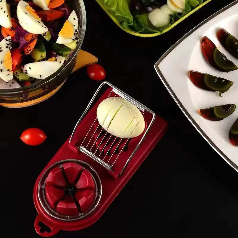 Egg Slicer Century Egg Magic Multi-function Egg Slicer Duck Egg Century Egg Slicer Half Slicer Cool Gadgets  Kitchen Items