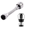 2 Mode Faucet Extender Nozzle Water Diffuser Tap Mixer Aerator Kitchen Attachment Adapter Frother Sprayer Saving Bubbler Filte