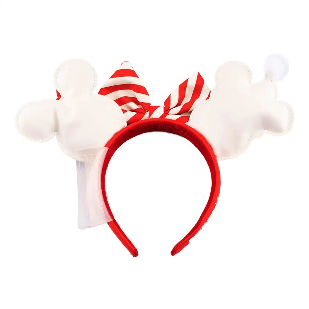 Disney Minnie Mouse Ear Headband 2023 New Loungefly Ears Christmas Snowman Headdress Cosplay for Adults Kids Hair Accessories