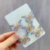 5PCS Sweet Stereoscopic Color Gradient Cute Baby Hairpins Kids Hair Clips Children Headwear Princess Barrette Girls Accessories