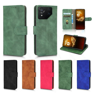 ROGPhone8pro 5G Case Book Style Flip Leather Cover For Asus ROG Phone 8 Pro Phone8 5G AI2401,AI2401_A 6.78