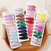 10Pcs/Set Gradient Sequins Metal BB Clips Hair Clips for Kids Handmade Solid Color Hairpins Barrettes Girl Hair Accessories Sets