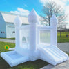 Pretty hot-selling mini white wedding indoor outdoor kid playing toy white inflatable castle bounce house