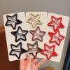 3pc Korean New Big Star BB Hairpin Hair Side Clips for Girls Women Kids Gift Wedding Party Hair Accessories