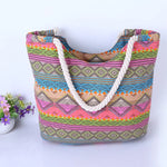 Load image into Gallery viewer, Casual Summer Beach Women Bag, Hot Sale High Quality Canvas Handbags, Fashion Shoulder  Lunch Bag
