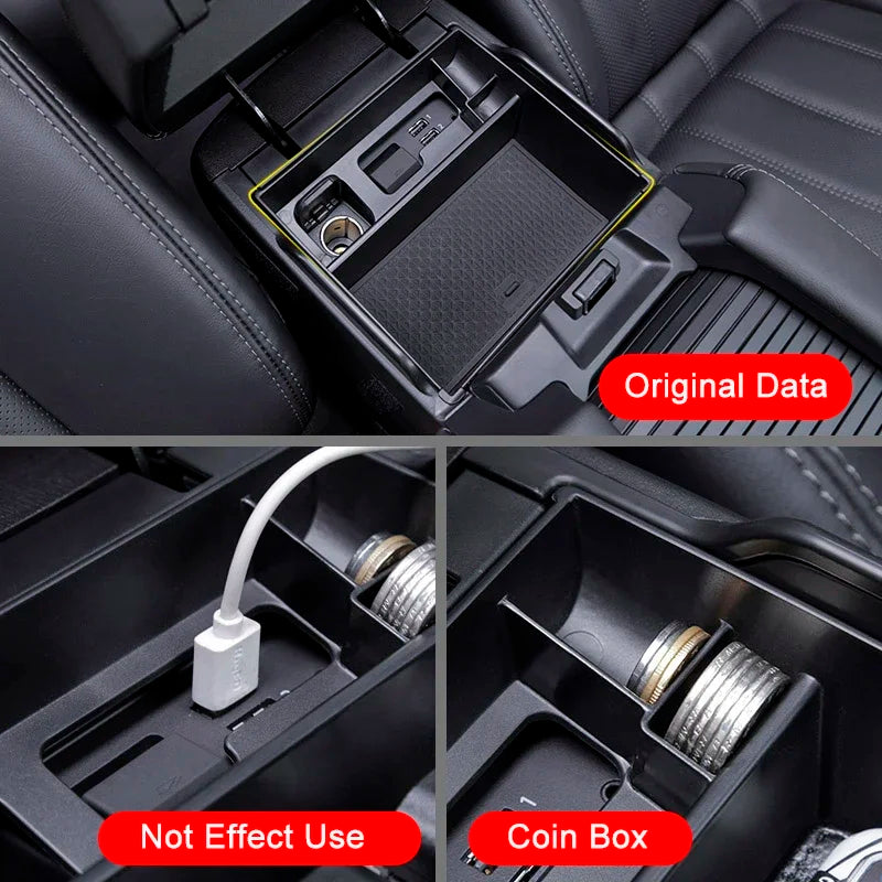 Car Central Armrest Storage Box Center Console Organizer Holder for Mazda 6 Atenza LHD Accessories 2020 2021 2022 2023