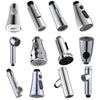 G1/2 Kitchen Pull Out Faucet Head Chrome Shower Nozzle Sprayer Bathroom Sink Tap Replacement Accessory Male Threads Head Aerator