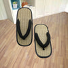 Straw Plaited Article Man Flip Flops Summer Slippers Y-shaped Clip Slipper Sandals Open Toe Japanese Thick Bottom Slipper