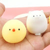 1/5pcs Mochi Squishies Toys Kids Antistress Ball Squeeze Party Favors Stress Relief Toy for Birthday Kawaii Cartoon Mini Toys