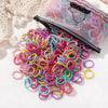 100pcs/Bag Elastic Hair Bands Girls Baby Durable Hair Accessories Child Hair Ring Head Rope Scrunchies Headwear Wholesale Gift