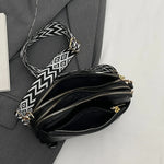 Load image into Gallery viewer, Simple Hundred Versatile PU Crossbody High Fashion Small Square Bag Exquisite Compact Shoulder Bag Patterned Wide Shoulder Strap
