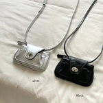 Load image into Gallery viewer, Mini Lock Buckle Shoulder Bag Leather Crossbody Bags Women Lipstick Coin Purse Storage Pouch Handbag Metal Chain Messenger Bag
