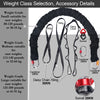 Gym Yoga Bungee Fitness Set, Dance Rope, Dance Workout, Resistance Exercise, Latex Tube Equipment, Home Training Bands