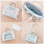 Load image into Gallery viewer, Chic New Designed Ruffles Hand Bag for Women 2024 Japanese Solid PU Ita Bag All Match French Elegant Handbag Bolsos Сумка
