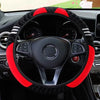 Car Steering Wheel Cover Plush Little Cute Monster 38cm Elastic Warm Anti-slip Wheel Cover Car Styling Car Accessories for Women