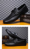 Mens Genuine Leather Loafers Luxury Formal Wedding Dress Shoes Soft Comfortable Waterproof Driving Shoes Slip on Flats Moccasin