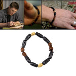 Load image into Gallery viewer, Movie Supernatural Dean Winchester Jensen Ackles Skull Bracelets Bangles Prop Replica Skull Bracelet Jewelry
