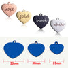 Dog ID Heart Tag Custom Personalized Cat Collar Pendant Engraved Pet Necklace Chain Charm Supplies For Name Products