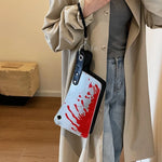 Load image into Gallery viewer, Cute Shoulder Bag For Women Funny Knife Shape Clutch Bags Small Mobile Phone
