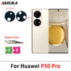 100% NEW For Huawei P50 P40 Lite 5G P40 Lite E P40 P30 Lite P20 Pro Back Rear Camera Glass Lens with Glue Replacement +Tool