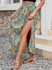Vintage-Inspired Paisley Print High Waist Swing Skirt