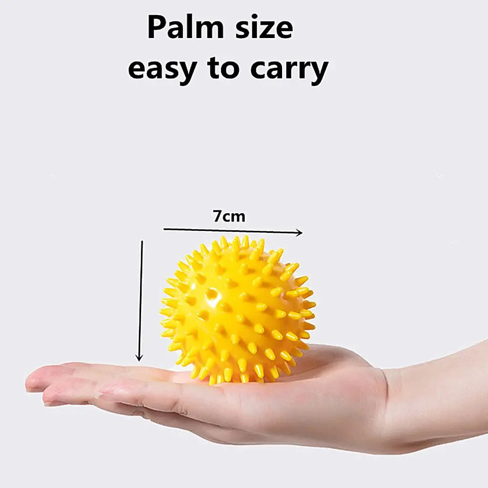 1PC Spiky Massage Roller Ball for Body Deep Tissue Back Massage Foot Massager Pain Stress Relief Muscle Soreness Relief Ball