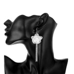 Load image into Gallery viewer, 925 sterling silver wedding retro woman 45CM 18inch Necklace Earring open Ring fashion fine jewelry Set Christmas gift

