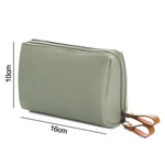 Load image into Gallery viewer, Small Makeup Bag Simple Solid Color Cosmetic Storage Bag for Women Pouch Toiletry Bag Waterproof Make Up Purses Case Mini
