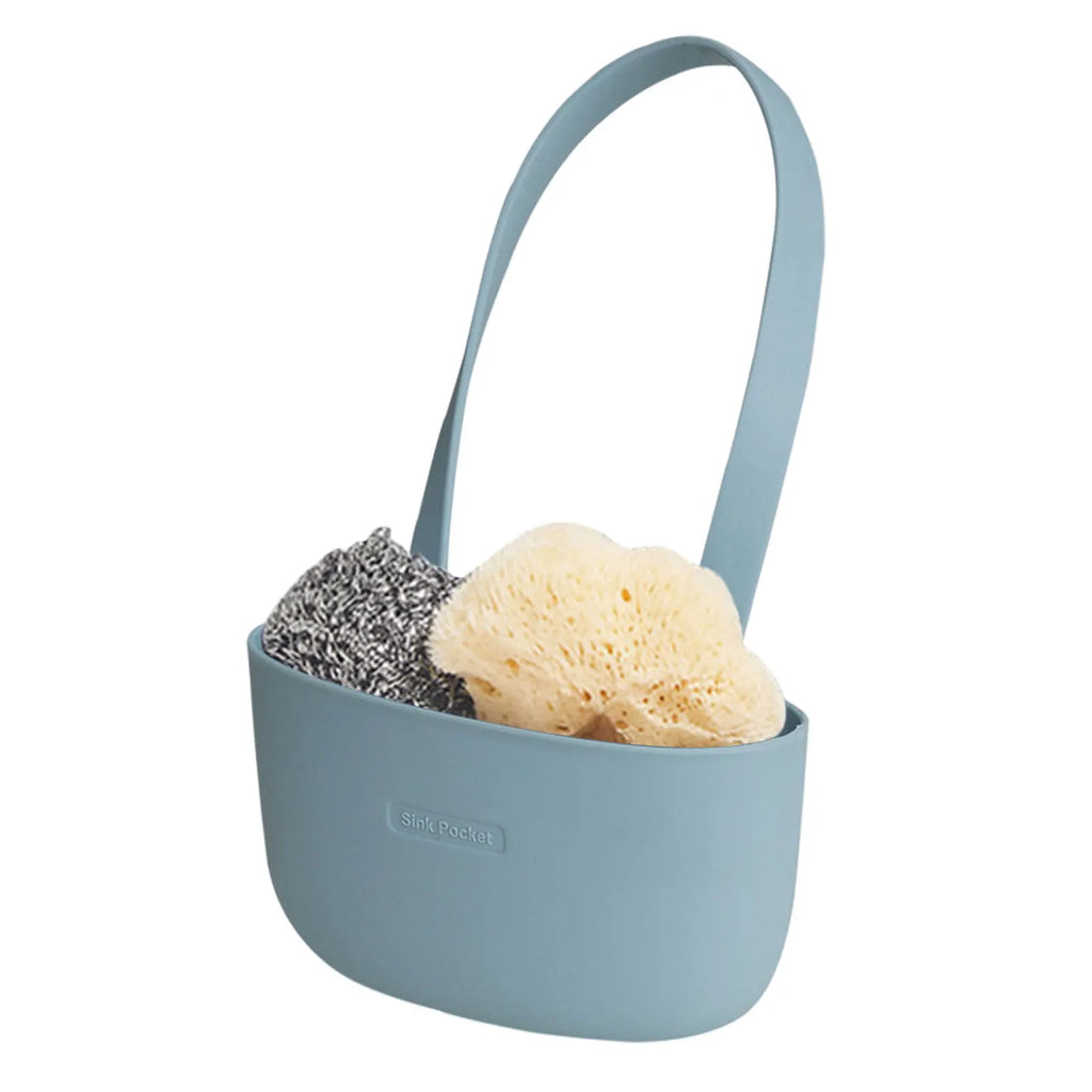 Kitchen Sink Sponge Holder Home Storage Drain Basket Single Layer Hanging Drain Basket Bag Bathroom Kitchen Accessories