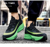 Unisex Sneakers Fashion Men Sneakers Lace Up Round Toe Cushioning Running Shoes Woman Trainer Race Breathable Couple Tenis Shose