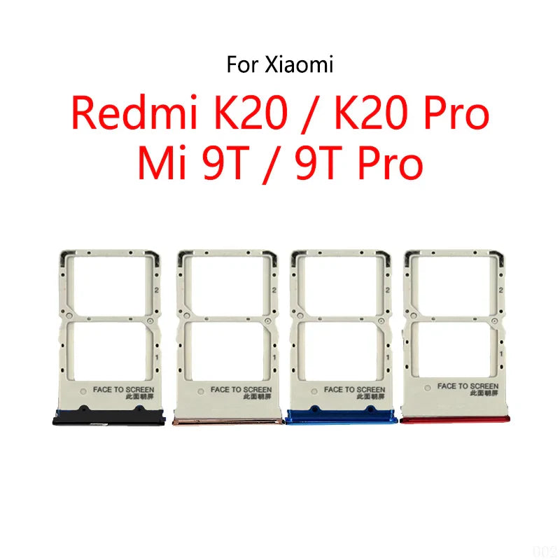 For Xiaomi Redmi K20 Pro / Mi 9T Pro Global New SIM Card Slot Tray Holder Sim Card Reader Socket