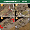 Plate Carrier Phone Mount Vest Phone Holder Foldable MOLLE Navigation Phone Carrier Board For Screen Size 4.7"-6.7"