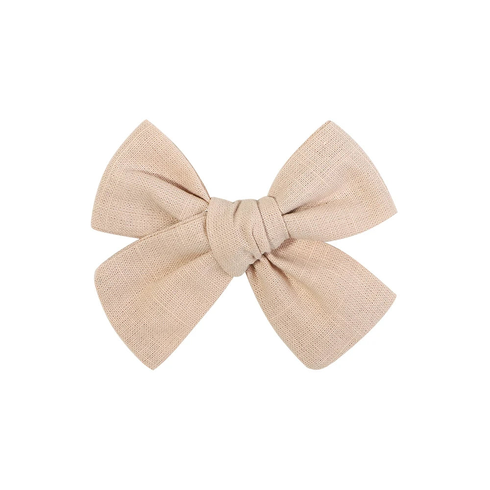 2Pcs/Set Cute Flower Print Bowknot Hair Clips for Baby Girls Cotton Bows Hairpins Barrettes Headwear Kids Hair Accessories Gift