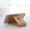 Creative Solid Wood Phone Holder Universal Mobile Desktop Stand Multifunction Tablet Stand Charging Stand Wooden Base