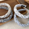 2023 Winter New Trend Resin Cotton Woven Multicolor Hair Hoop Home Party Creative Headband Women's Elegant Hair Accessories Gift