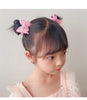 2PCS New Sequin Butterfly Girls Tie Up A Ponytail Kids Elastic Hair Bands Hair Accessories Cute Children Hair Ties Baby Headwear