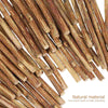 50 Pcs DIY Wooden Stick Natural Sticks Bulk Stickers Mini Long Branches for Crafts Log Decorations Child House Accessories Home