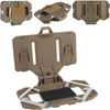 Plate Carrier Phone Mount Vest Phone Holder Foldable MOLLE Navigation Phone Carrier Board For Screen Size 4.7"-6.7"