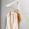 Wall Mounted Folding Clothes Hanger Retractable Drying Rack Space Saving Clothes Dryer For Laundry Room Bathroom Bedroom Balcony