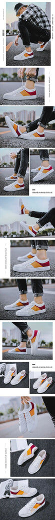 Men Shoes Canvas Sneakers Flats Lace up Leisure Loafers Fashion Comfort Rubber Sole Non Slip Sneakers 45 45 47 48 Large Size