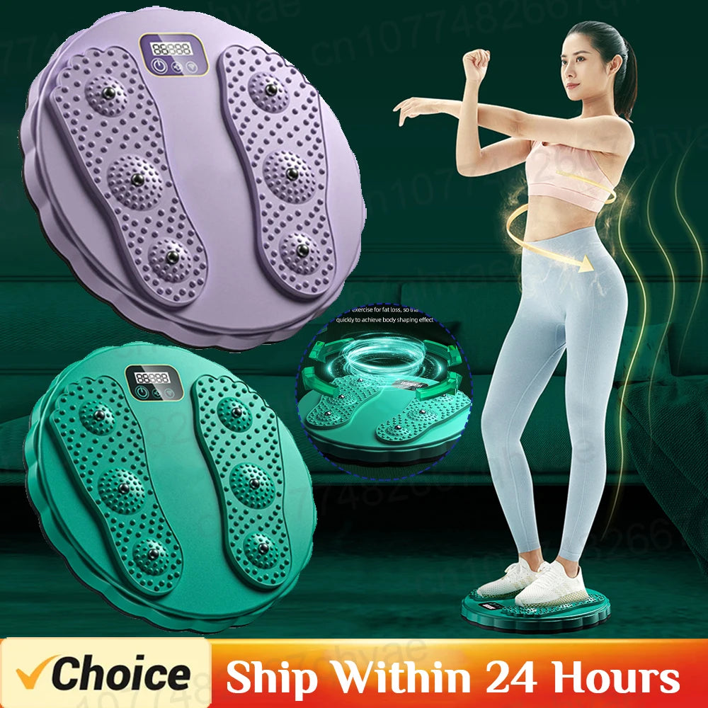 Exercise Waist Twisting Disc Foot Massage Waist Torsion Disc Fitness Equipment Portable Magnetic Tension Waist Twisting Machine