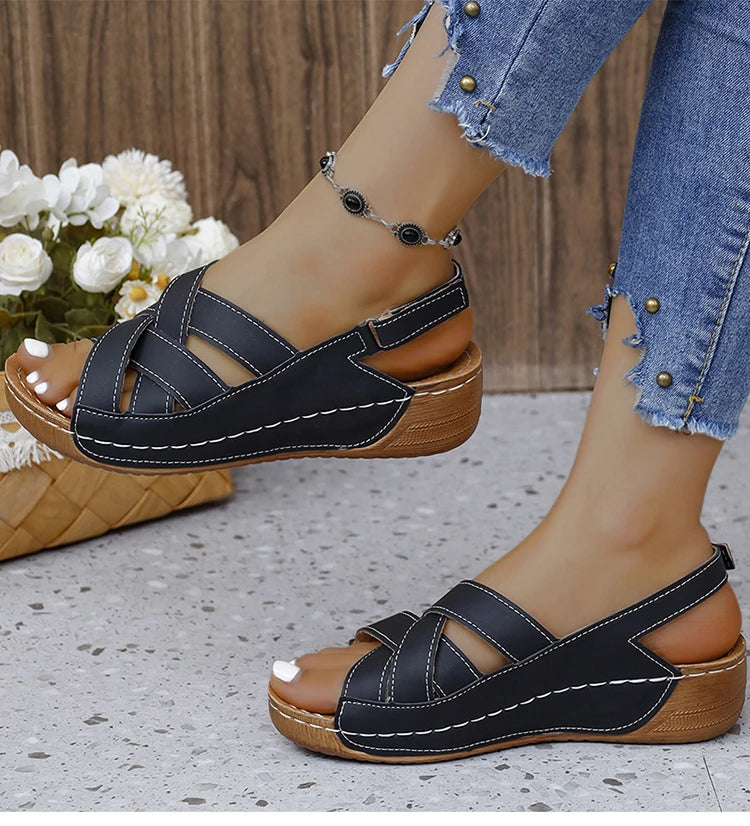 Shoes Women Sandals Summer Soft Women's Shoes Party Ladies Shoes Wedge Women's Sandals Casual Women Sandal Footwear Female